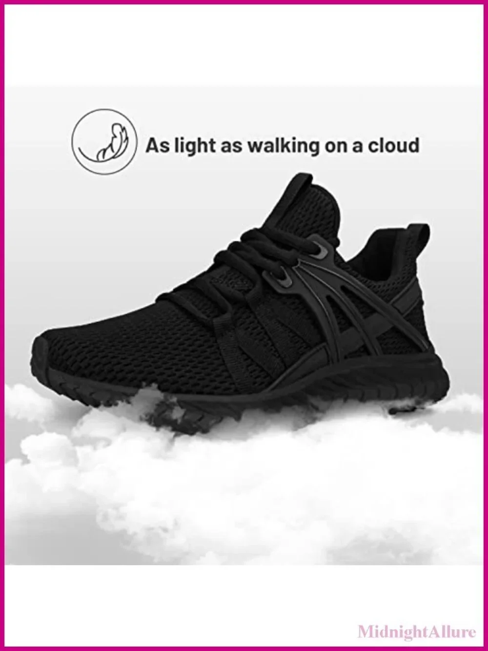 Breathable Knit Women's Slip On Running Sneakers Casual Tennis Shoes